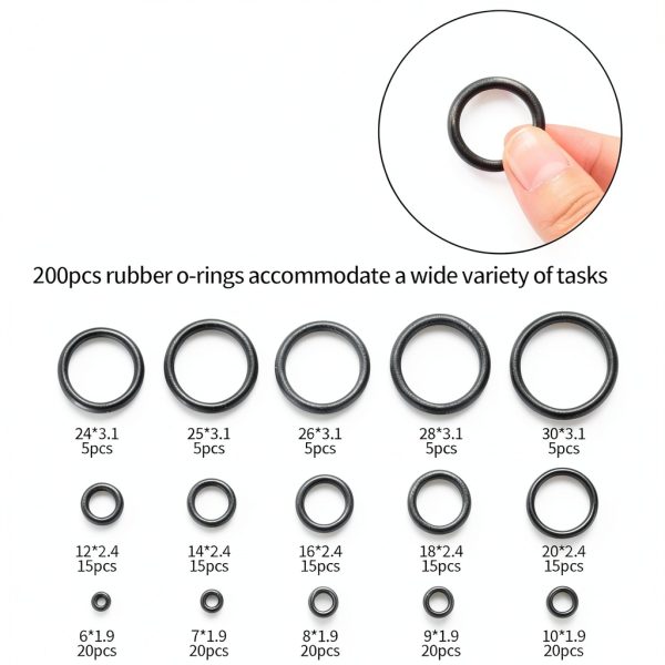 MUZHUPGUZ O Rings Premium Rubber Sealing Washers Assortment-1