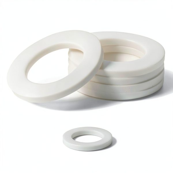 Uxcell Silicone Gaskets White Waterproof Seals 10Pcs-3