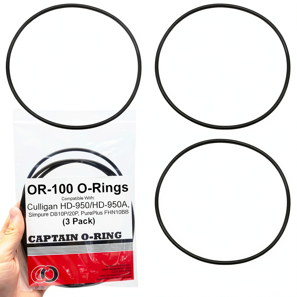 Culligan OR-100 O-Ring pack next to a water filter housing