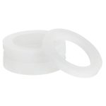 Uxcell Silicone Gasket White Waterproof Sealing Ring-0