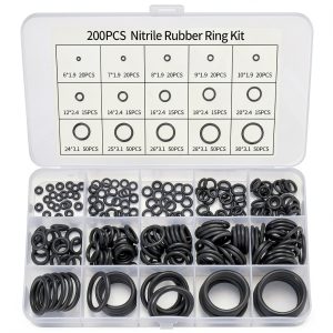 MUZHUPGUZ O Rings Premium Rubber Sealing Washers Assortment-0