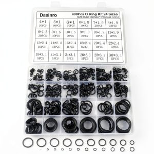 Dasinro O Ring Assortment Kit Nitrile Rubber 400 Pcs-0