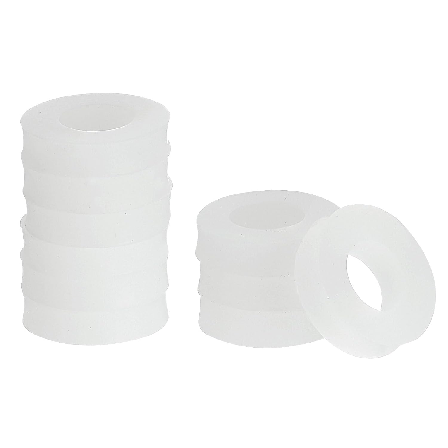 Installing Silicone Gaskets uxcell White Waterproof Temperature on a kitchen sink
