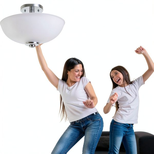 Frosted Glass Ceiling Fan Shade by LIGHTACCENTS-1