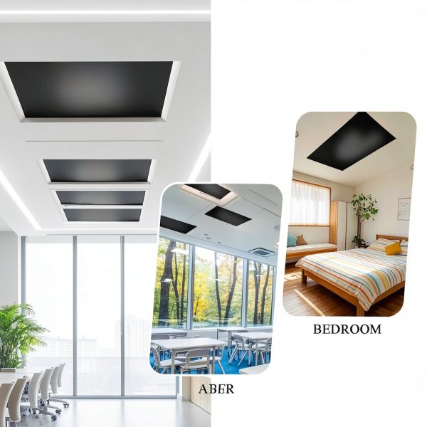 Ceiling Lamp Shade Futuregrace Black Polyester-3