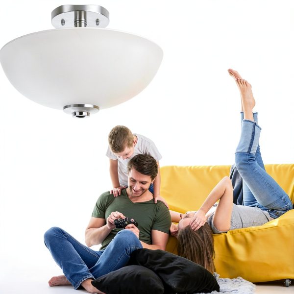 Frosted Glass Ceiling Fan Shade by LIGHTACCENTS-2