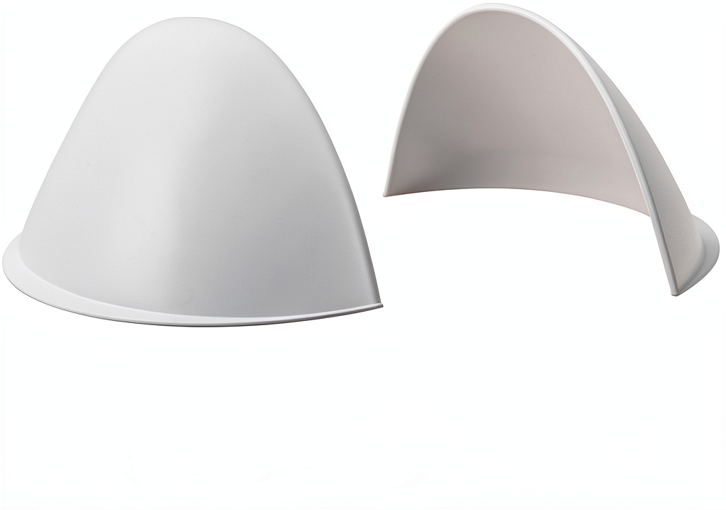 Installing Ceiling Light Shade Festerekey White Matte Round on a wooden desk