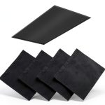 Ceiling Light Cover Aksipo 4x2 ft Black Polyester Magnetic Set-0