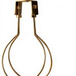 Honoson Lampshade Adapter Metal Gold Finish 2‑Inch for Tabletop Lamps-0