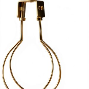 Honoson Lampshade Adapter Metal Gold Finish 2‑Inch for Tabletop Lamps-0