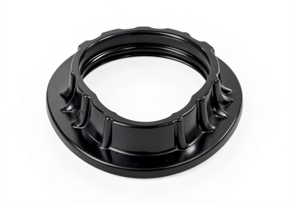 Quadafy Black Lamp Shade Ring 9-Pack Industrial Round Aluminum-1