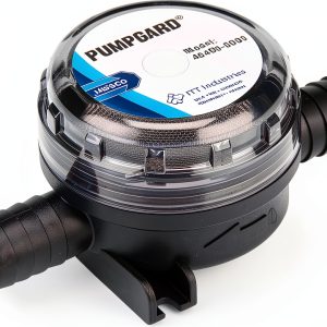 Jabsco Pumpgard Inline Strainer 3/4" Barb Low Profile Steel-0