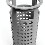 Infinity Drain: HB 65-2" Hair Basket for 65 series-0