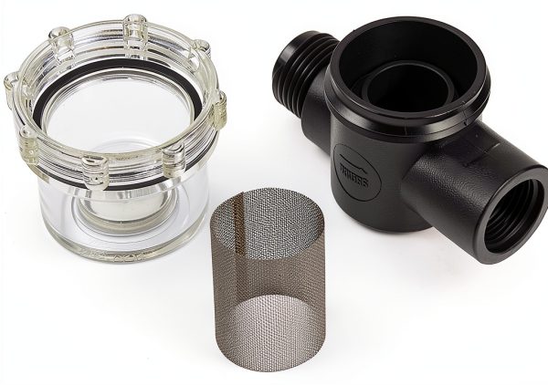 Shurflo 255-213 1/2" MNPT x FNPT Inline Strainer for 2088 Series Pumps-3