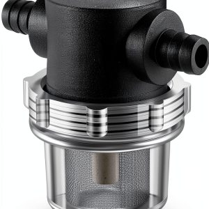 Water Pump Strainer Dreyoo 3/8" Twist-On Filter for 12V RV Marine-0