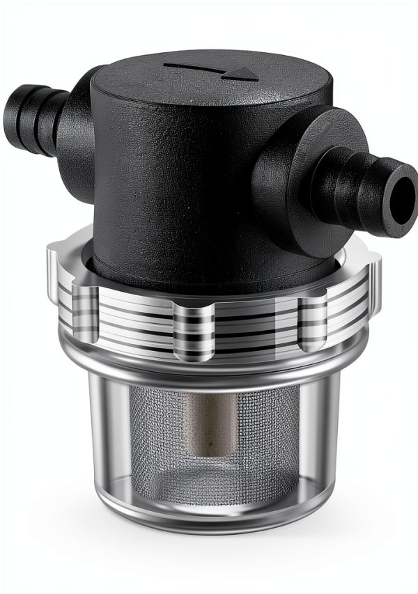 Water Pump Strainer Dreyoo 3/8" Twist-On Filter for 12V RV Marine-0