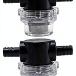 1/2 Inches Water Pump Strainer 2PCS for 12V DC 80 PSI Camper Marine Boat Lawn, 80 Mesh Filter-0