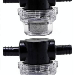 1/2 Inches Water Pump Strainer 2PCS for 12V DC 80 PSI Camper Marine Boat Lawn, 80 Mesh Filter-0